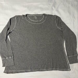 GAP Heather Gray Thermal Long Sleeve